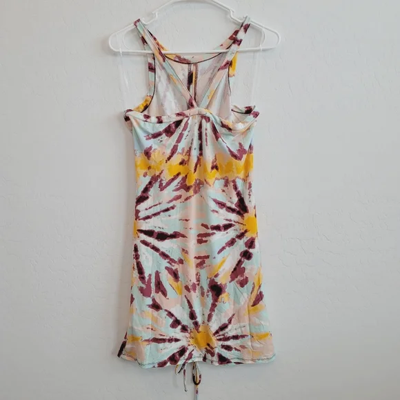 NWOT Derek Heart Tie Dye Sleeveless Mini Dress Women's Size Large - Picture 6 of 12